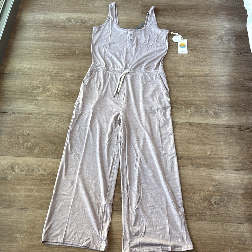 VUORI Falls Jumpsuit Rosemary Heather Size Small NWT 🤍
